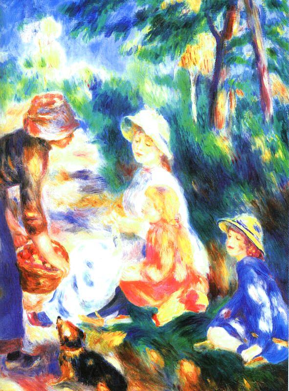 Pierre Renoir The Apple Seller Norge oil painting art
